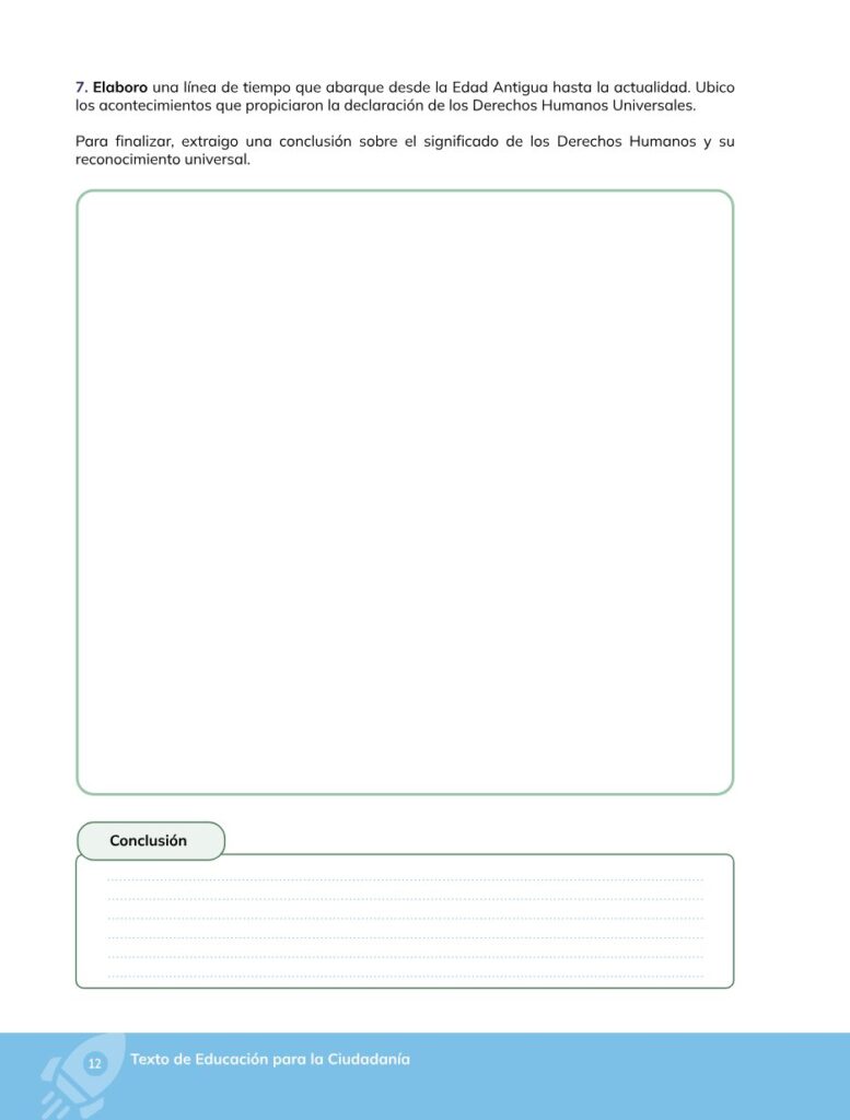 Educación para la Ciudadanía – Bachillerato General – Primer - Página 13 - Contenido informativo Resumido