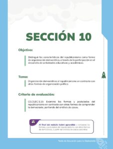 Libro Educación para la Ciudadanía – Bachillerato General – Primero de Bachillerato – Pág 144 – Resumido pdf