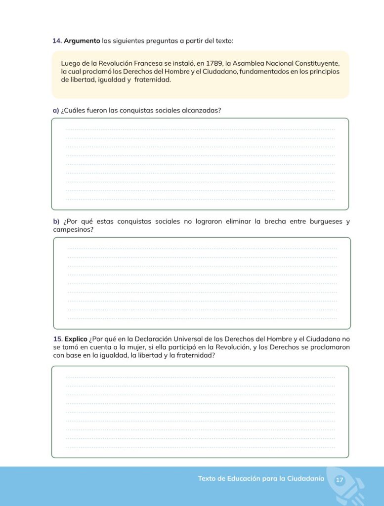 Educación para la Ciudadanía – Bachillerato General – Primer - Página 18 - Contenido informativo Resumido