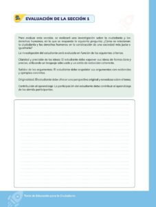 Libro Educación para la Ciudadanía – Bachillerato General – Primero de Bachillerato – Pág 27 – Resuelto pdf