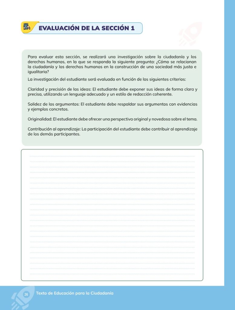 Educación para la Ciudadanía – Bachillerato General – Primer - Página 27 - Contenido informativo Resumido