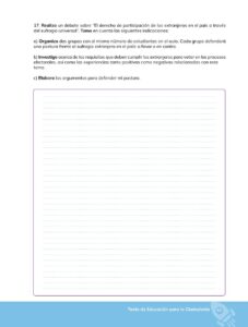 Libro Educación para la Ciudadanía – Bachillerato General – Primero de Bachillerato – Pág 42 – Resuelto pdf