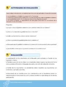 Libro Educación para la Ciudadanía – Bachillerato General – Primero de Bachillerato – Pág 45 – Resuelto pdf