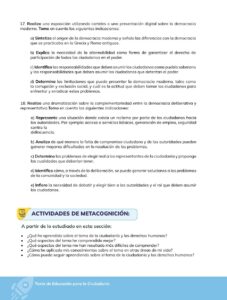 Libro Educación para la Ciudadanía – Bachillerato General – Primero de Bachillerato – Pág 61 – Resuelto pdf