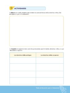 Libro Educación para la Ciudadanía – Bachillerato General – Primero de Bachillerato – Pág 66 – Resuelto pdf