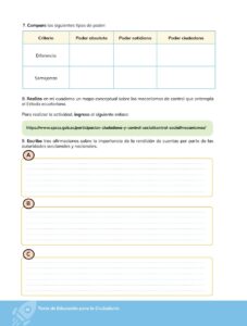 Libro Educación para la Ciudadanía – Bachillerato General – Primero de Bachillerato – Pág 69 – Resuelto pdf