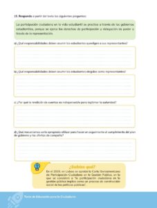 Libro Educación para la Ciudadanía – Bachillerato General – Primero de Bachillerato – Pág 73 – Resuelto pdf