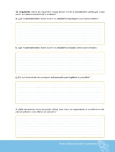Libro Educación para la Ciudadanía – Bachillerato General – Primero de Bachillerato – Pág 74 – Resuelto pdf