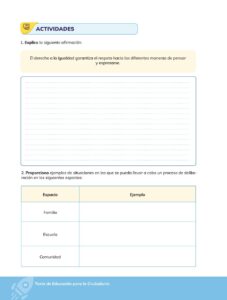 Libro Educación para la Ciudadanía – Bachillerato General – Primero de Bachillerato – Pág 87 – Resuelto pdf