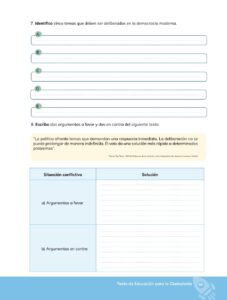Libro Educación para la Ciudadanía – Bachillerato General – Primero de Bachillerato – Pág 90 – Resuelto pdf