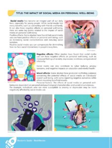 Libro ENGLISH 1 – High School Level – Student book for curricular transition – Pág 15 – Resumido pdf