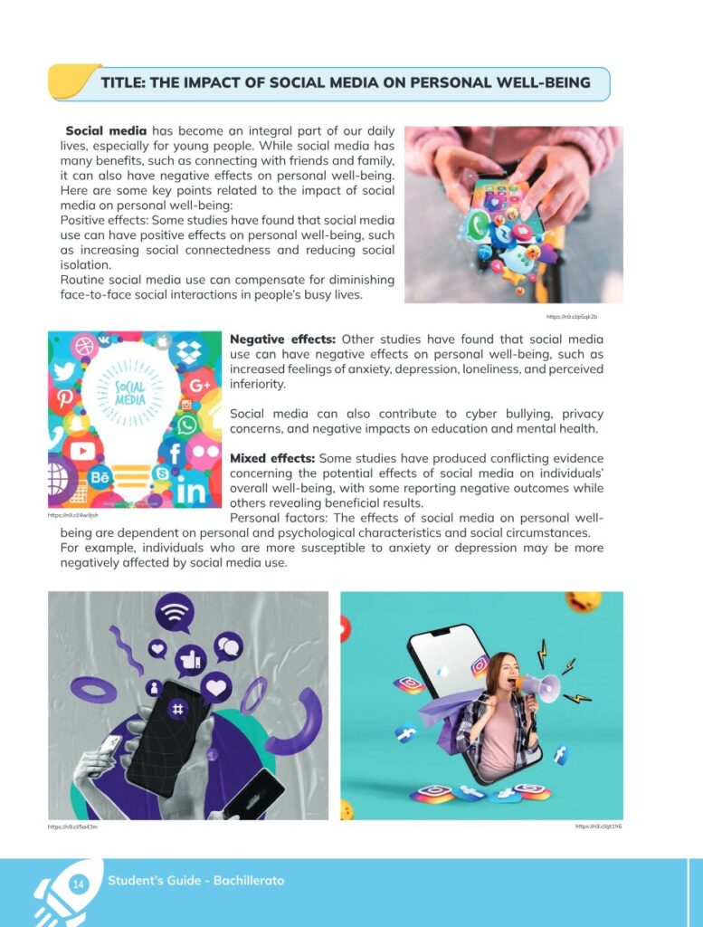 ENGLISH 1 – High School Level – Student book for curricular - Página 15 - Contenido informativo Resumido