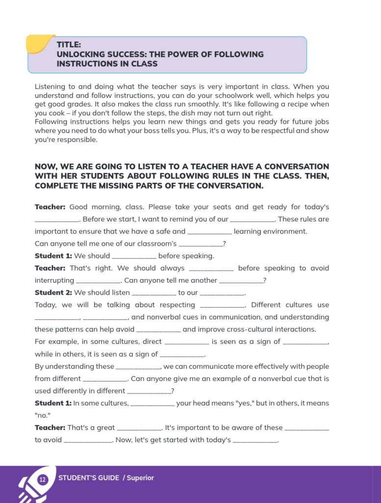 English 10 - General Basic Education – Superior Sublevel - S - Página 13 - Ejercicios Resuelto