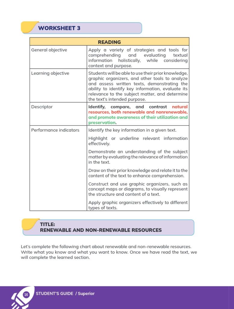 English 10 - General Basic Education – Superior Sublevel - S - Página 17 - Contenido informativo Resumido