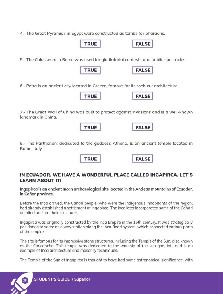 English 10 - General Basic Education – Superior Sublevel - S - Página 37 - Evaluación Resuelto