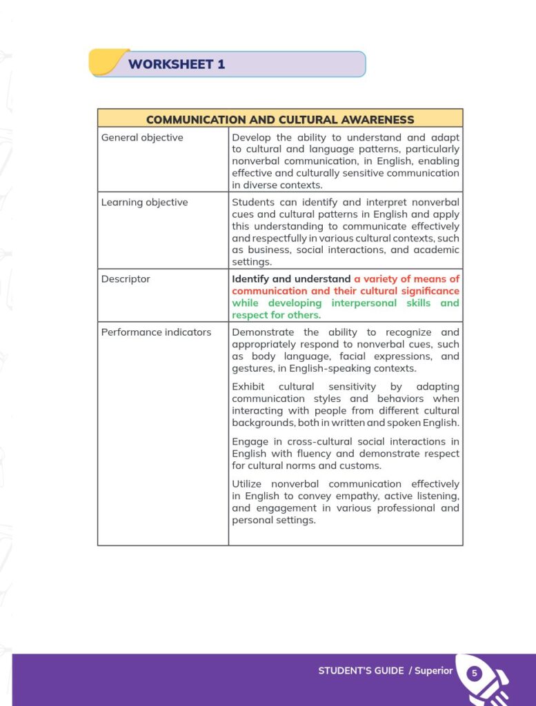 ENGLISH - General Basic Education – Superior Sublevel - Stud - Página 6 - Contenido informativo Resumido