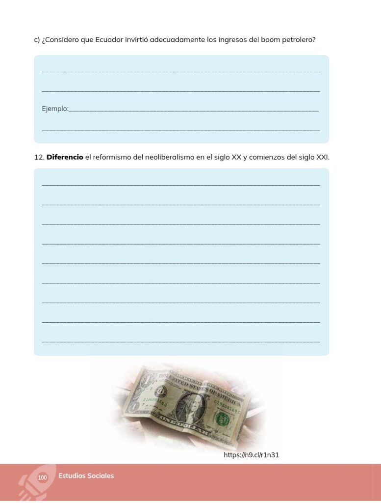 Estudios Sociales - Educación General Básica - Séptimo de Bá - Página 101 - Ejercicios Resuelto