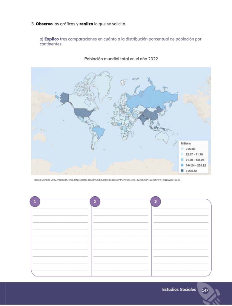 ESTUDIOS SOCIALES - Educación General Básica - Subnivel Supe - Página 148 - Ejercicios Resuelto
