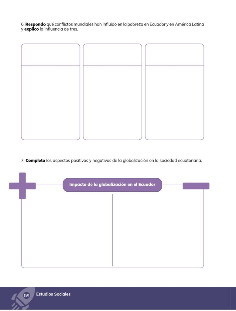 ESTUDIOS SOCIALES - Educación General Básica - Subnivel Supe - Página 151 - Ejercicios Resuelto