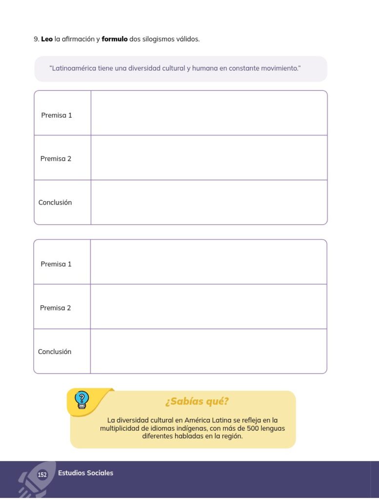 ESTUDIOS SOCIALES - Educación General Básica - Subnivel Supe - Página 153 - Ejercicios Resuelto