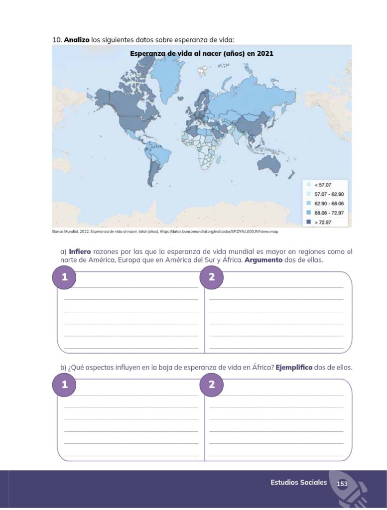 ESTUDIOS SOCIALES - Educación General Básica - Subnivel Supe - Página 154 - Ejercicios Resuelto