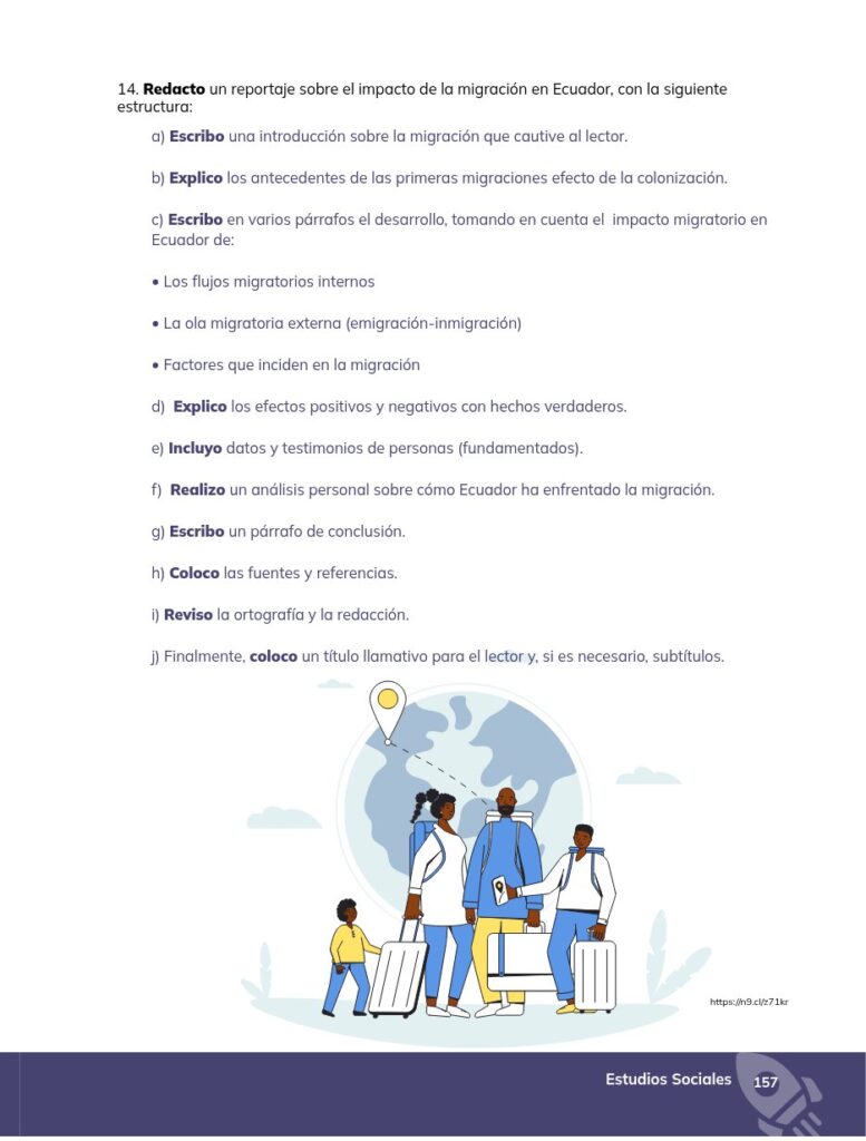 ESTUDIOS SOCIALES - Educación General Básica - Subnivel Supe - Página 158 - Ejercicios Resuelto