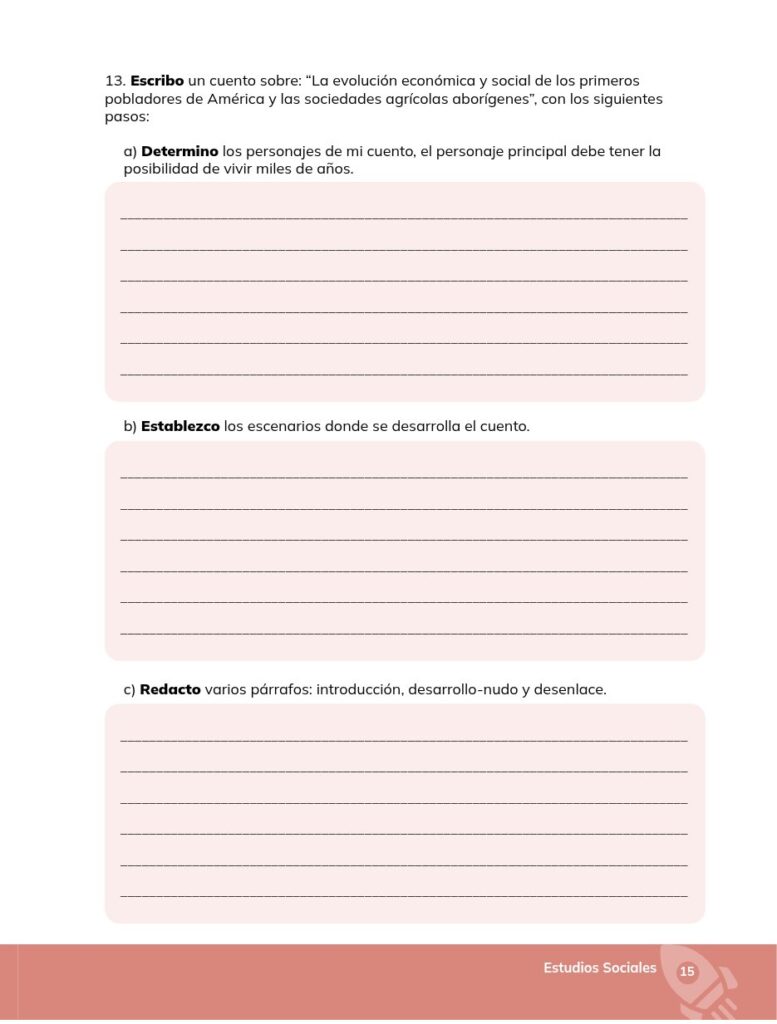 Estudios Sociales - Educación General Básica - Séptimo de Bá - Página 16 - Proyecto Resuelto