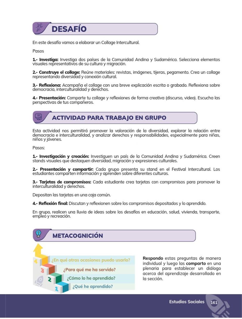 ESTUDIOS SOCIALES - Educación General Básica - Subnivel Supe - Página 162 - Ejercicios Resuelto
