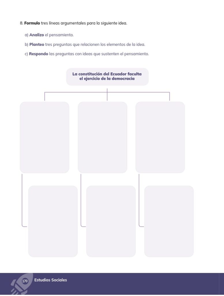 ESTUDIOS SOCIALES - Educación General Básica - Subnivel Supe - Página 171 - Ejercicios Resuelto