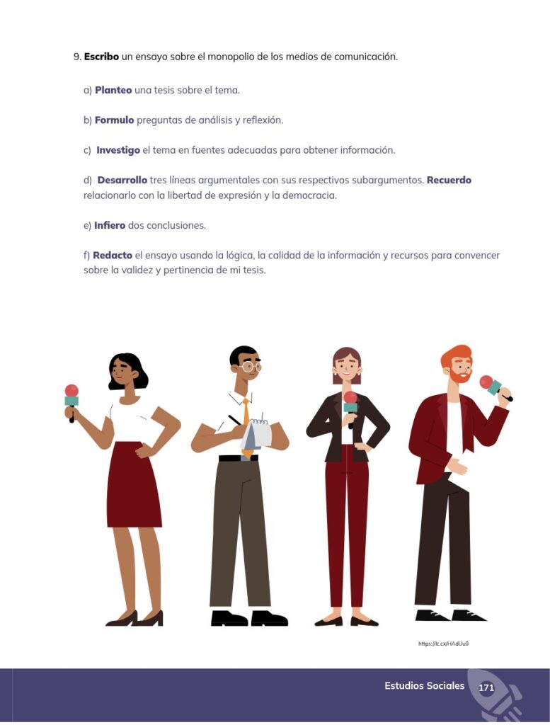 ESTUDIOS SOCIALES - Educación General Básica - Subnivel Supe - Página 172 - Proyecto Resuelto