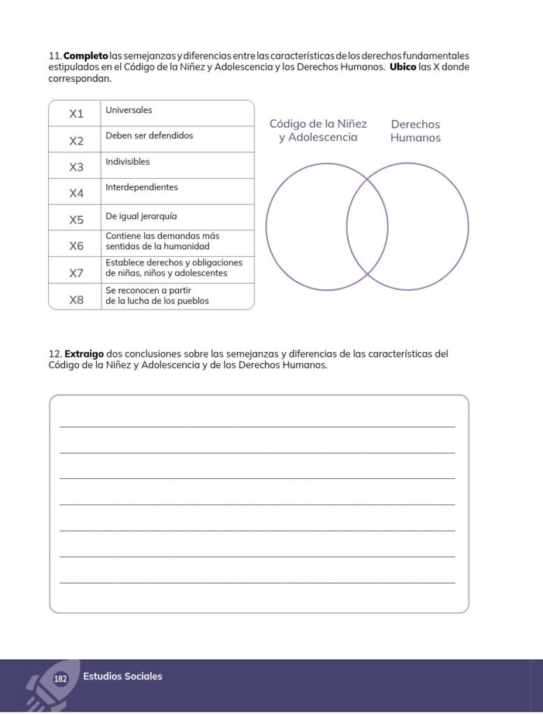 ESTUDIOS SOCIALES - Educación General Básica - Subnivel Supe - Página 183 - Ejercicios Resuelto