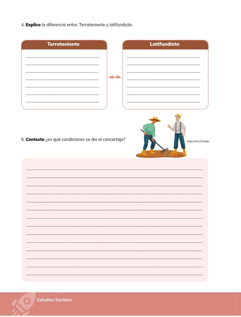 Estudios Sociales - Educación General Básica - Séptimo de Bá - Página 23 - Ejercicios Resuelto