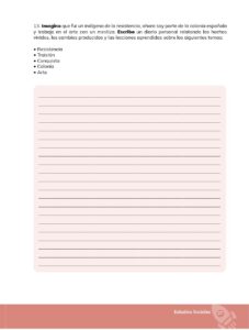 Libro Estudios Sociales – Educación General Básica – Séptimo de Básica – Pág 28 – Resuelto pdf