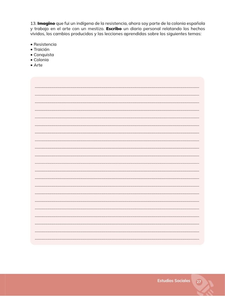 Estudios Sociales - Educación General Básica - Séptimo de Bá - Página 28 - Proyecto Resuelto