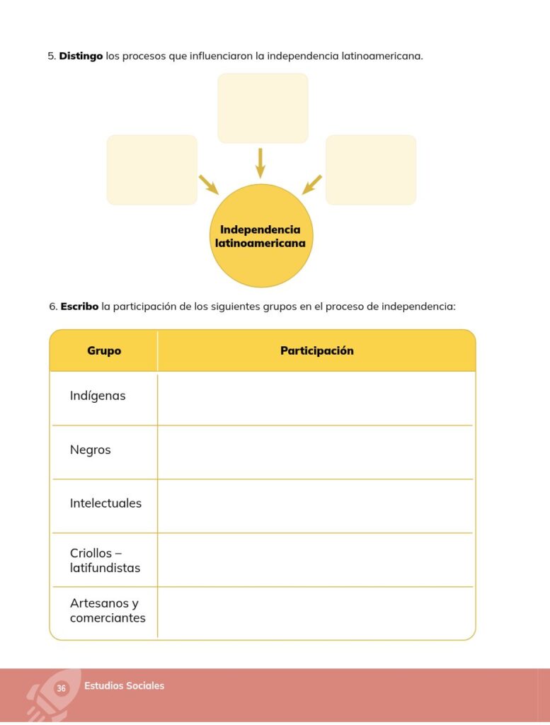 Estudios Sociales - Educación General Básica - Séptimo de Bá - Página 37 - Ejercicios Resuelto