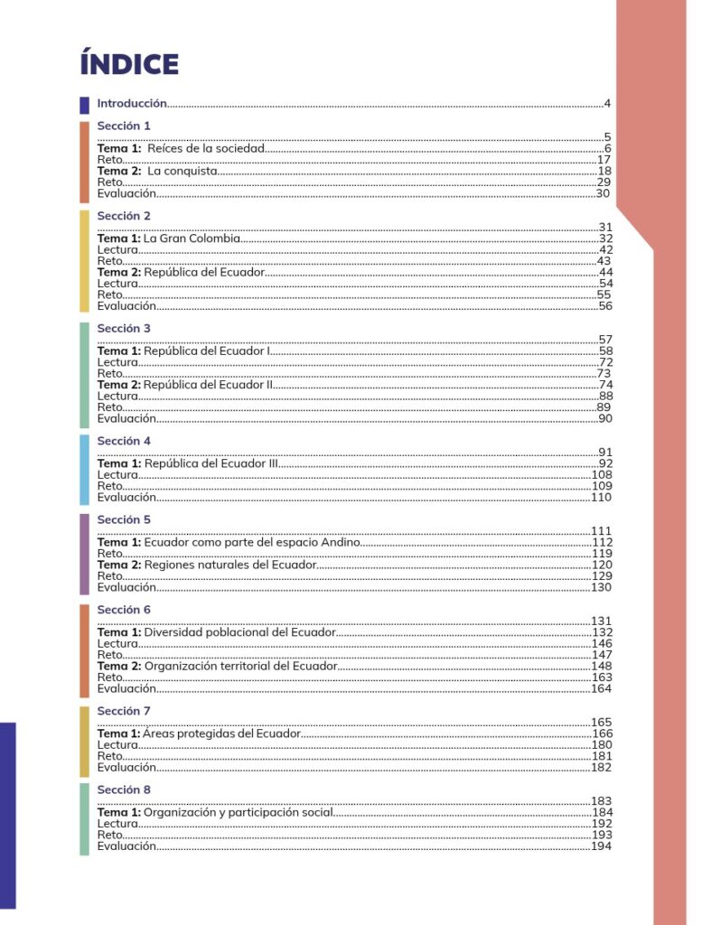 Estudios Sociales - Educación General Básica - Séptimo de Bá - Página 4 - Contenido Resumido