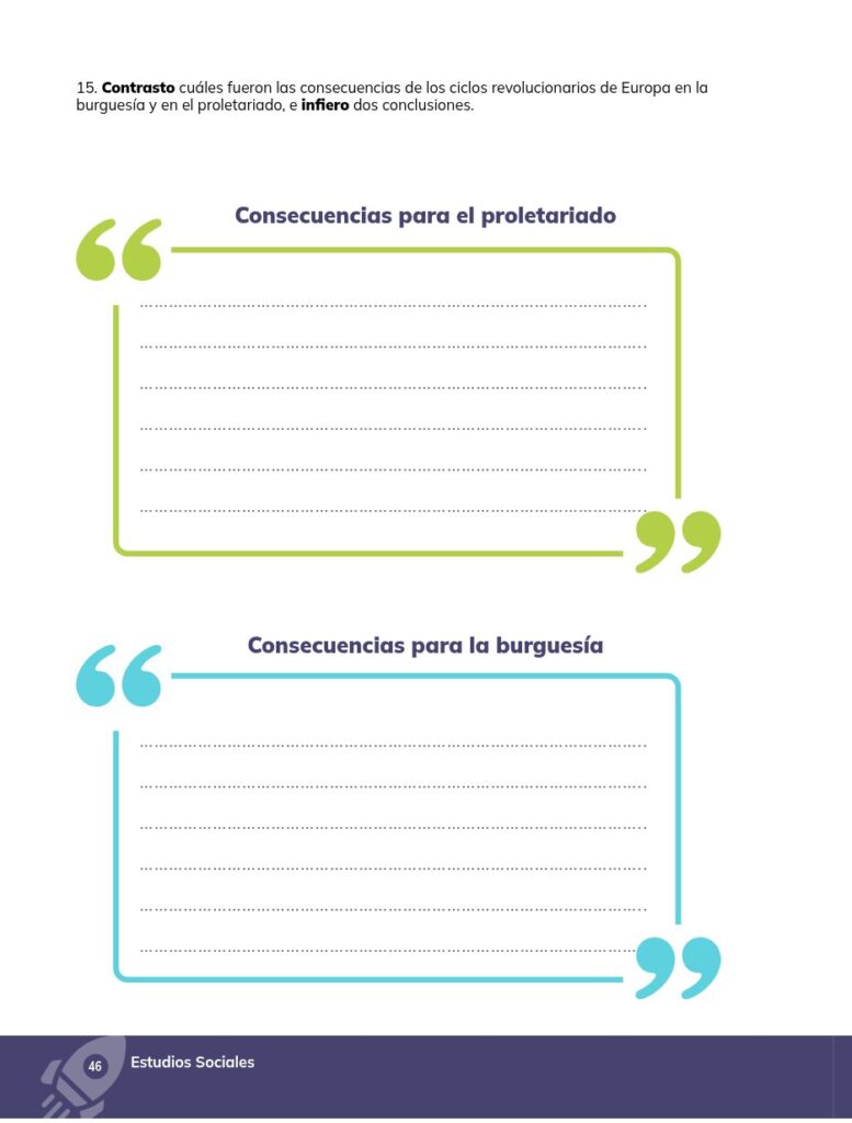 ESTUDIOS SOCIALES - Educación General Básica - Subnivel Supe - Página 47 - Ejercicios Resuelto