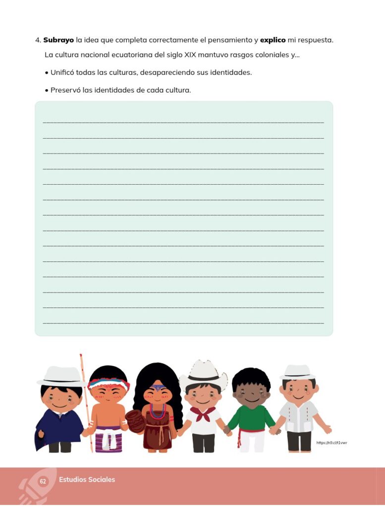 Estudios Sociales - Educación General Básica - Séptimo de Bá - Página 63 - Ejercicios Resuelto