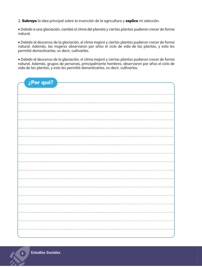 ESTUDIOS SOCIALES - Educación General Básica - Subnivel Supe - Página 9 - Ejercicios Resuelto