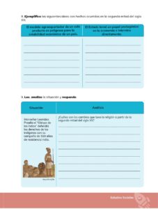 Libro Estudios Sociales – Educación General Básica – Séptimo de Básica – Pág 98 – Resuelto pdf
