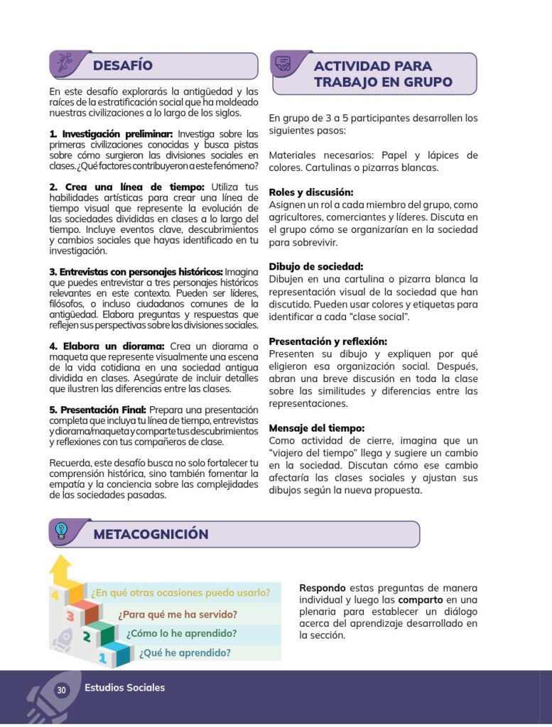 Estudios Sociales – Educación General Básica – Subnivel Supe - Página 31 - Proyecto Resuelto