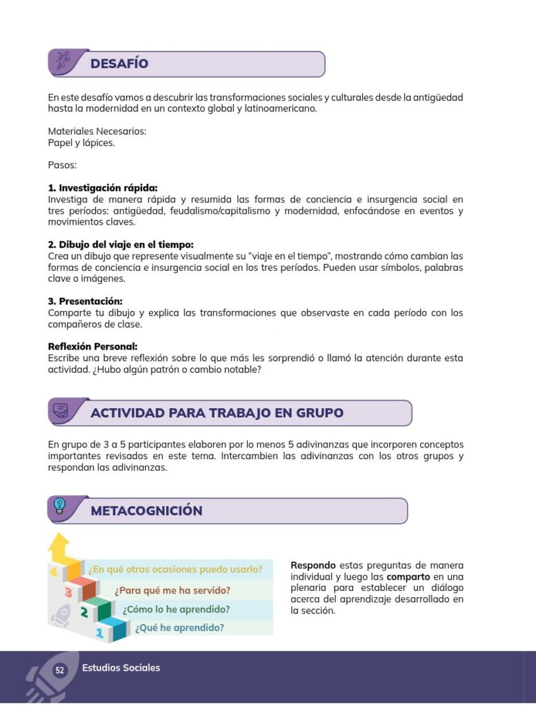 Estudios Sociales – Educación General Básica – Subnivel Supe - Página 53 - Proyecto Resumido