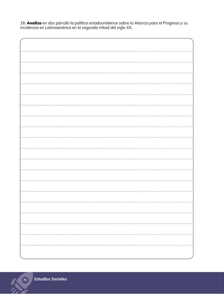 ESTUDIOS SOCIALES – Educación General Básica – Subnivel Supe - Página 71 - Ejercicios Resuelto