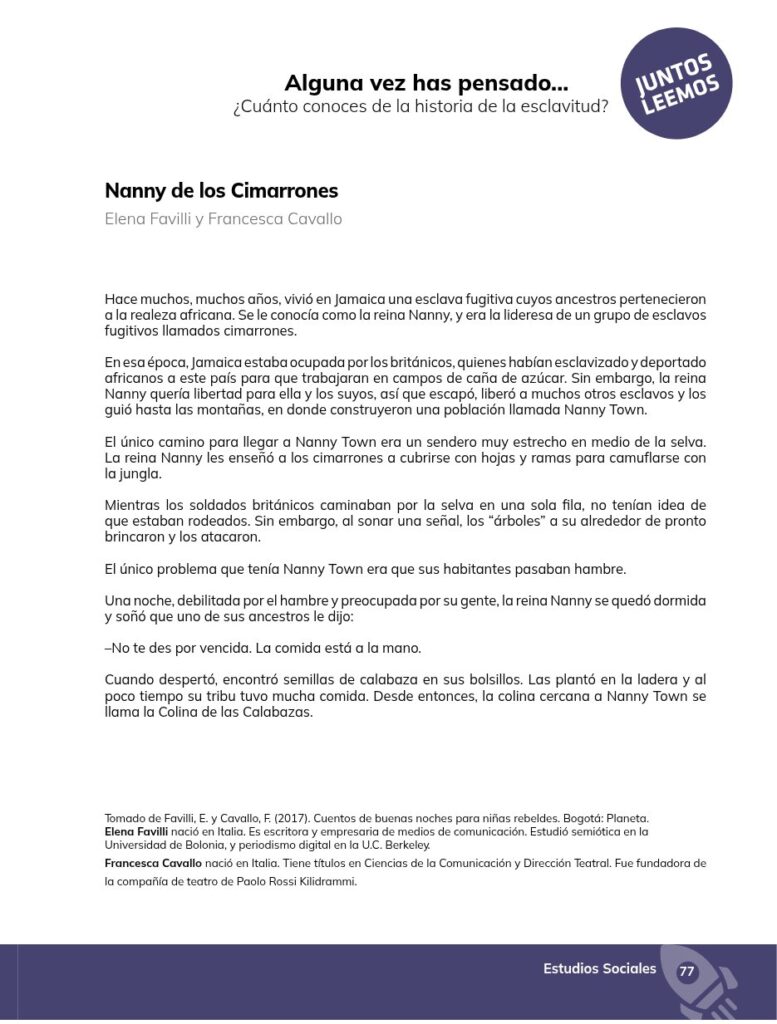 Estudios Sociales – Educación General Básica – Subnivel Supe - Página 78 - Lectura Resumido