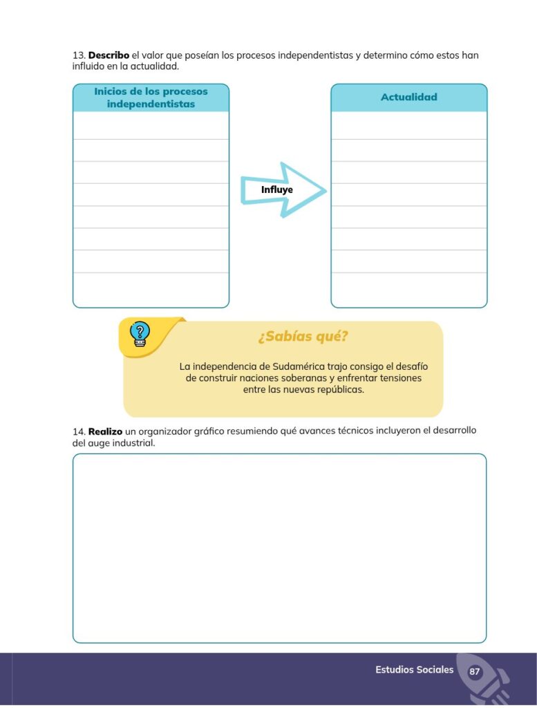 ESTUDIOS SOCIALES – Educación General Básica – Subnivel Supe - Página 88 - Contenido informativo Resumido