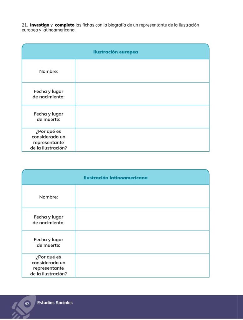 Estudios Sociales – Educación General Básica – Subnivel Supe - Página 93 - Proyecto Resuelto