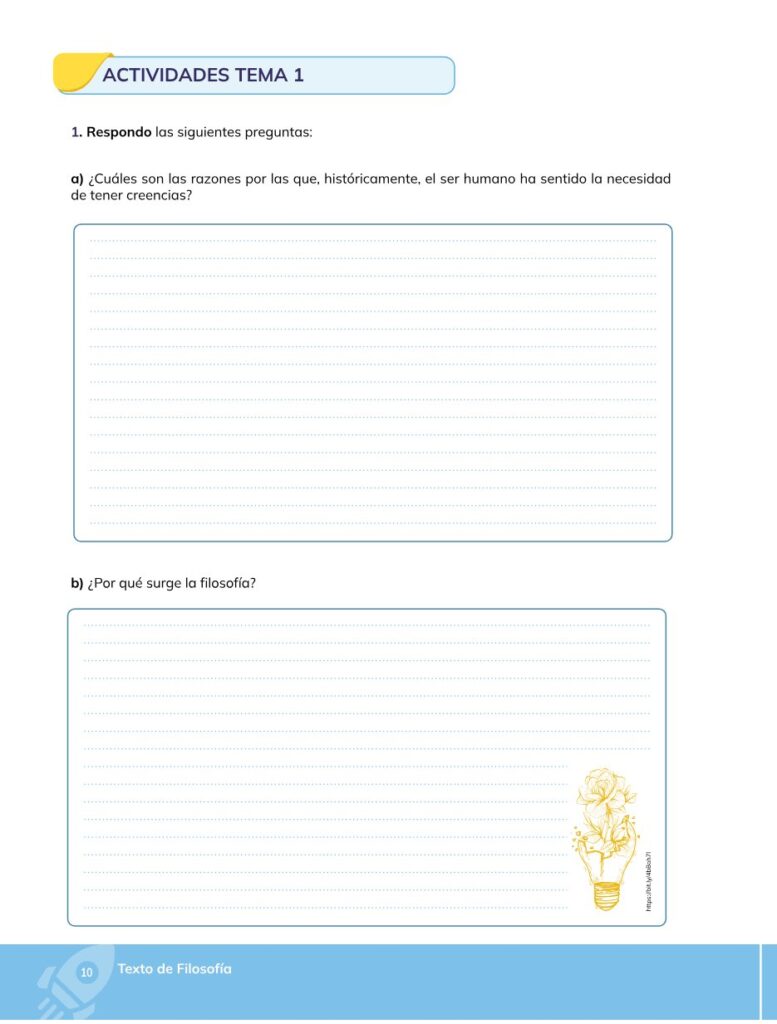 Filosofía – Bachillerato General – Primero de Bachillerato - Página 11 - Contenido informativo Resumido