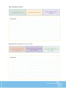 Libro Filosofía – Bachillerato General – Primero de Bachillerato – Pág 126 – Resuelto pdf