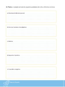 Libro Filosofía – Bachillerato General – Primero de Bachillerato – Pág 135 – Resuelto pdf