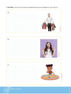 Libro Filosofía – Bachillerato General – Primero de Bachillerato – Pág 149 – Resuelto pdf